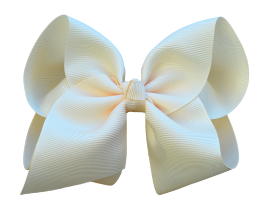 4 inch Solid Grosgrain Bow